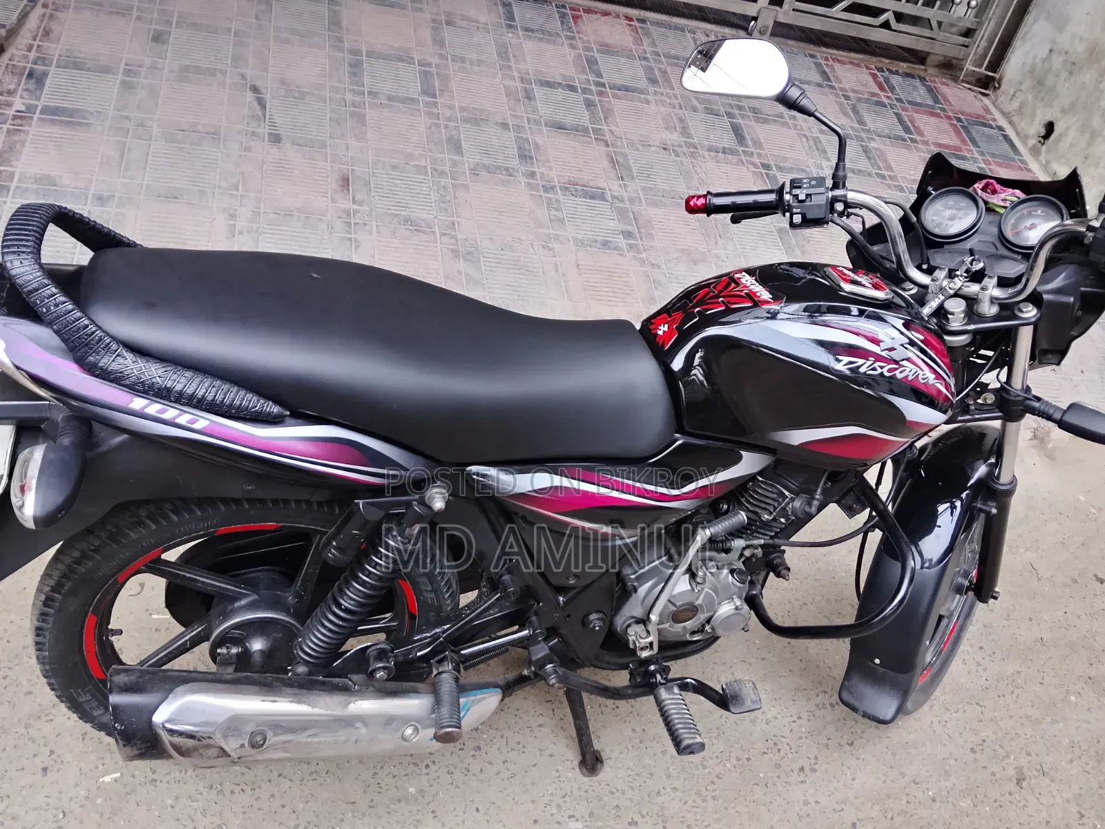 Bajaj Discover 100 2017 Black