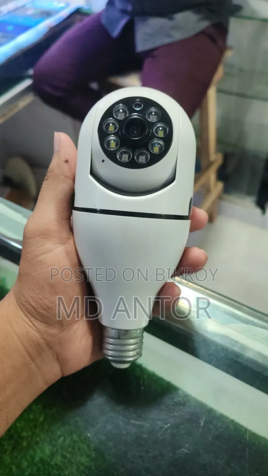 Wifi Bulb CCTV Camera (360 Degree Security Smart Camera)