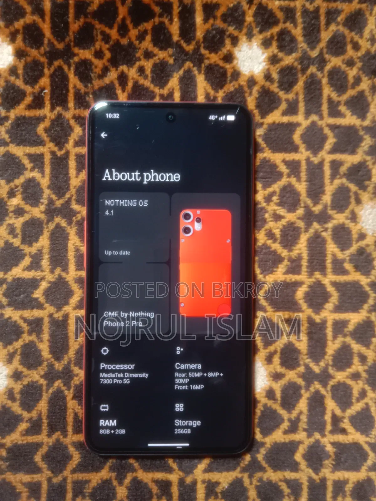 Nothing Phone CMF Phone 2 Pro 256 GB Orange