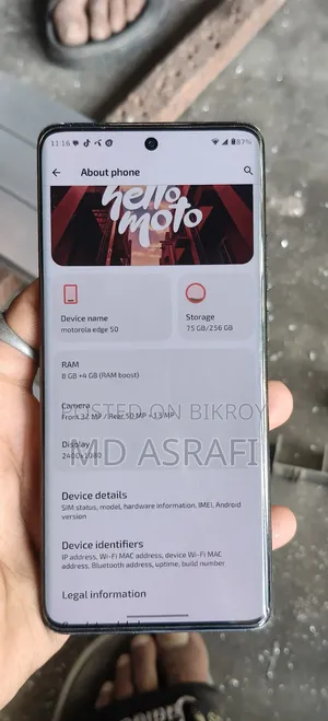 Motorola Edge 40 Pro 256 GB Black
