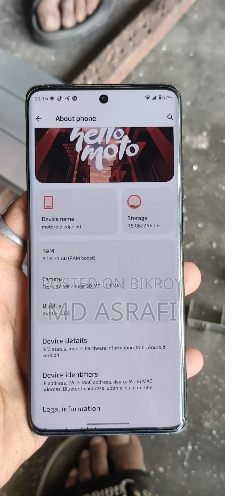 Motorola Edge 40 Pro 256 GB Black
