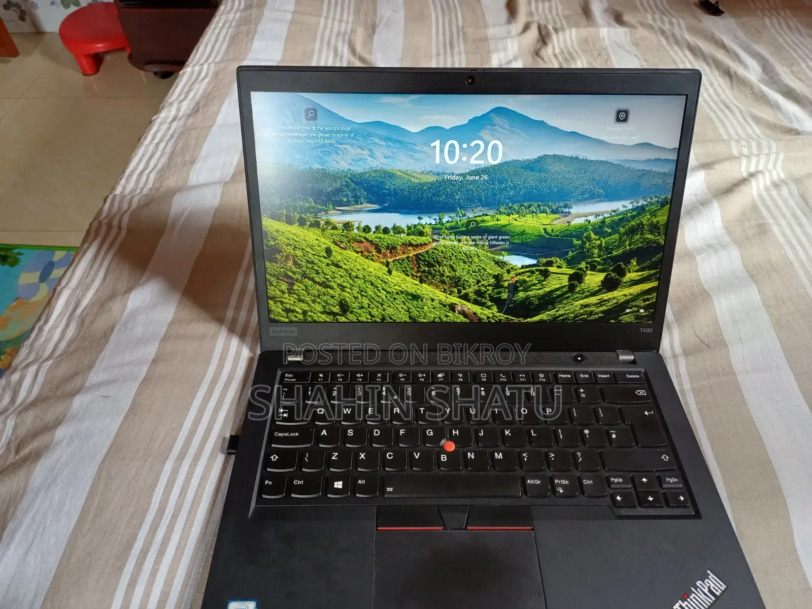 ল্যাপটপ লেনোভো থিংকপ্যাড টি৪৯০এস ১৬জিবি ইন্টেল কোর আই৫ এসএসডি ২৫৬জিবি