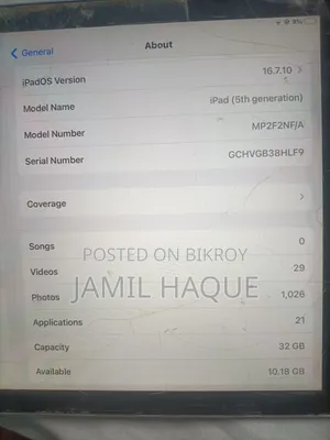 অ্যাপল আইপ্যাড ওয়াই-ফাই ৩২ জিবি গ্রে