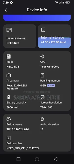 Walton NEXG N74 128 GB Gray