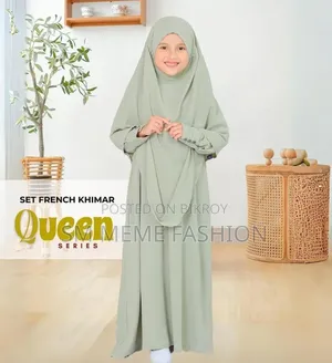Baby Button Burqa Dubai Cherry Fabric