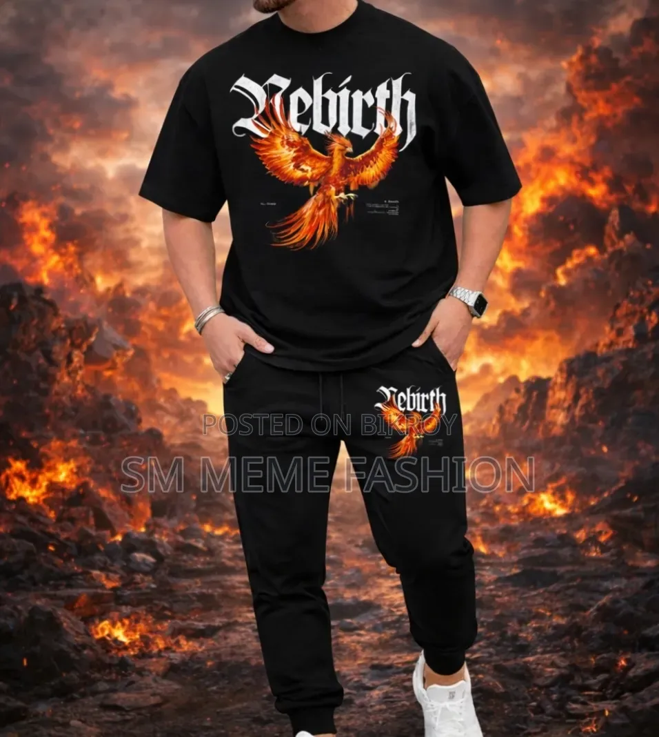 Export Quality 100% Cotton Fabrics Tshirt Trouser Combo Set