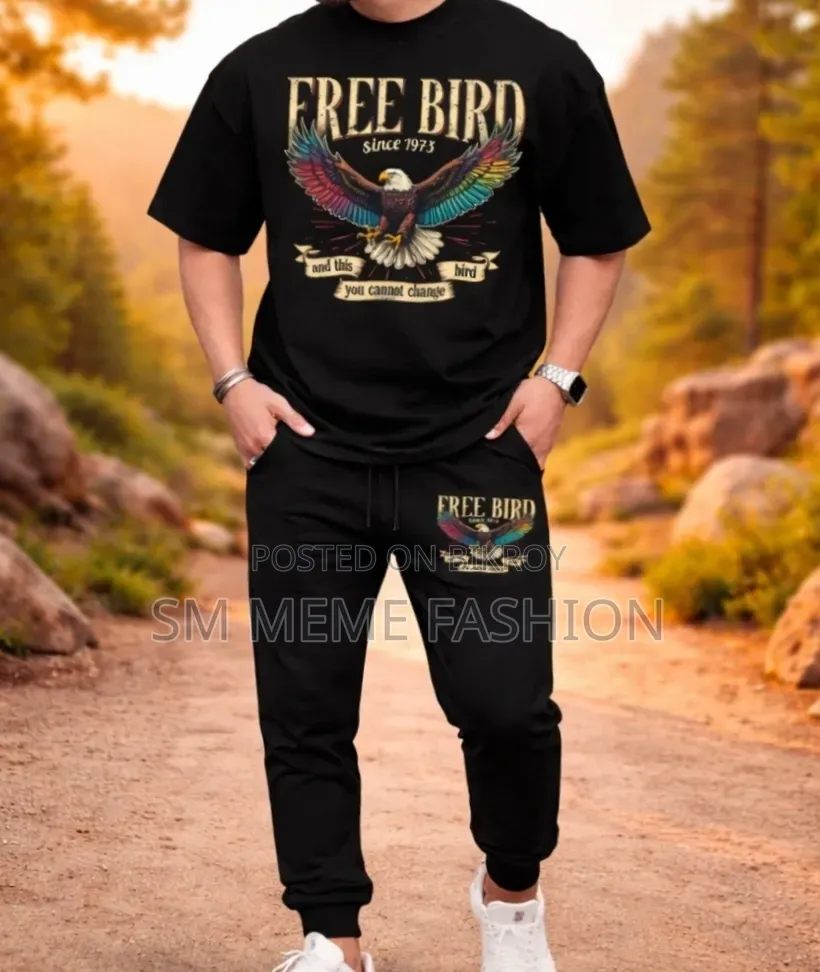 Export Quality 100% Cotton Fabrics Tshirt Trouser Combo Set
