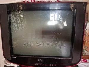 TCL কালার টিভি ট্রলি সহ