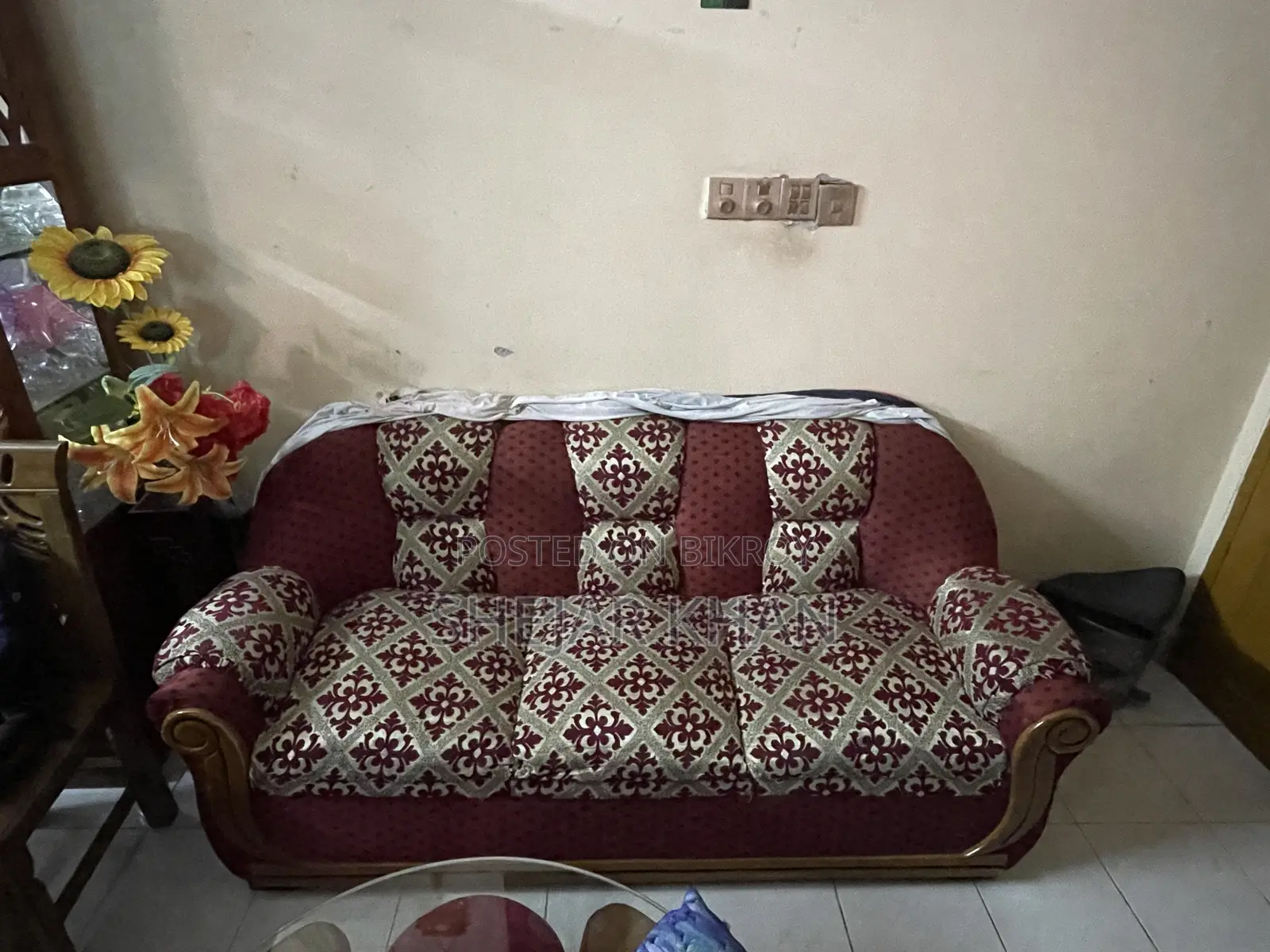 Old good sofa and chair