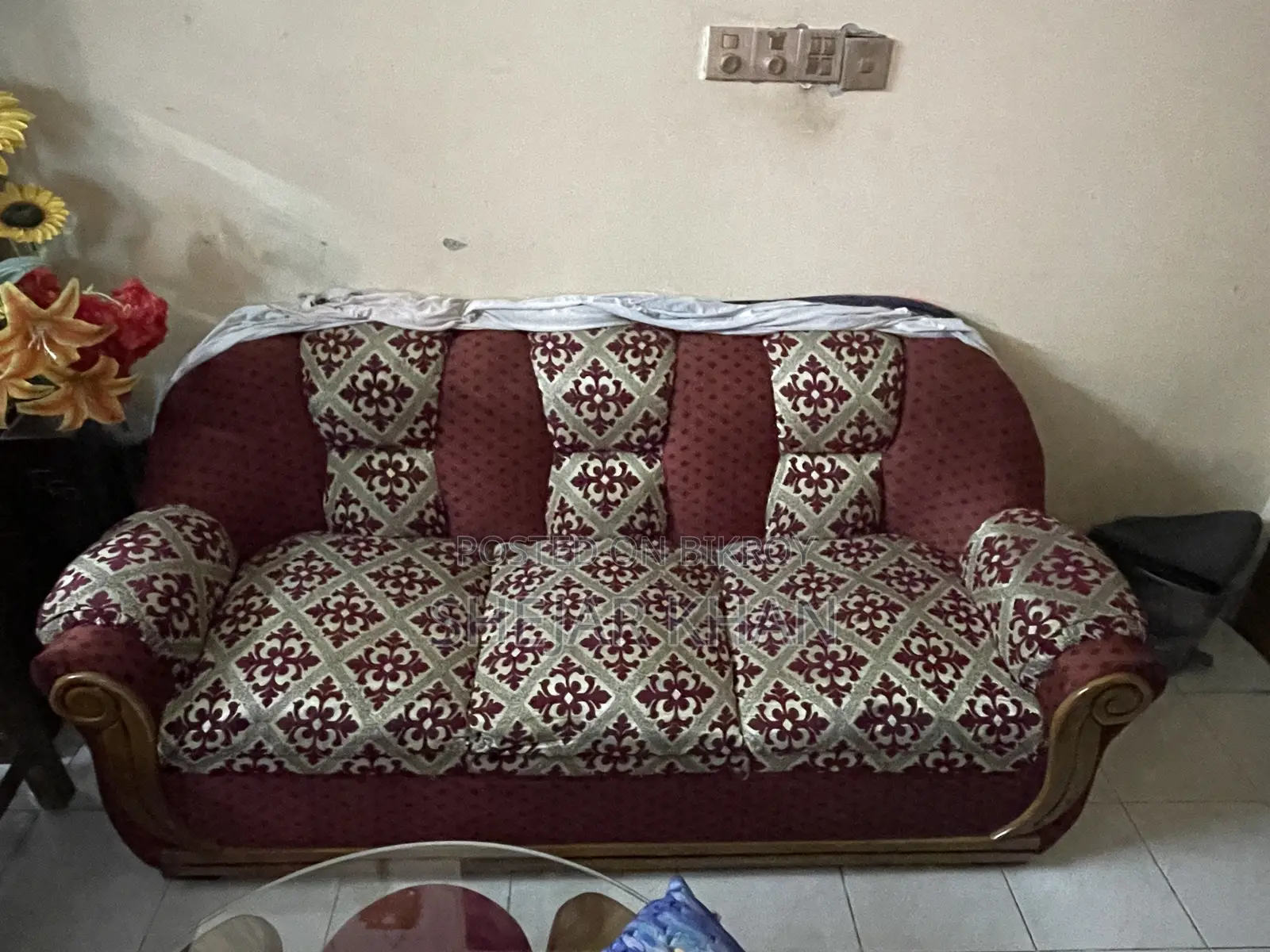 Old good sofa and chair