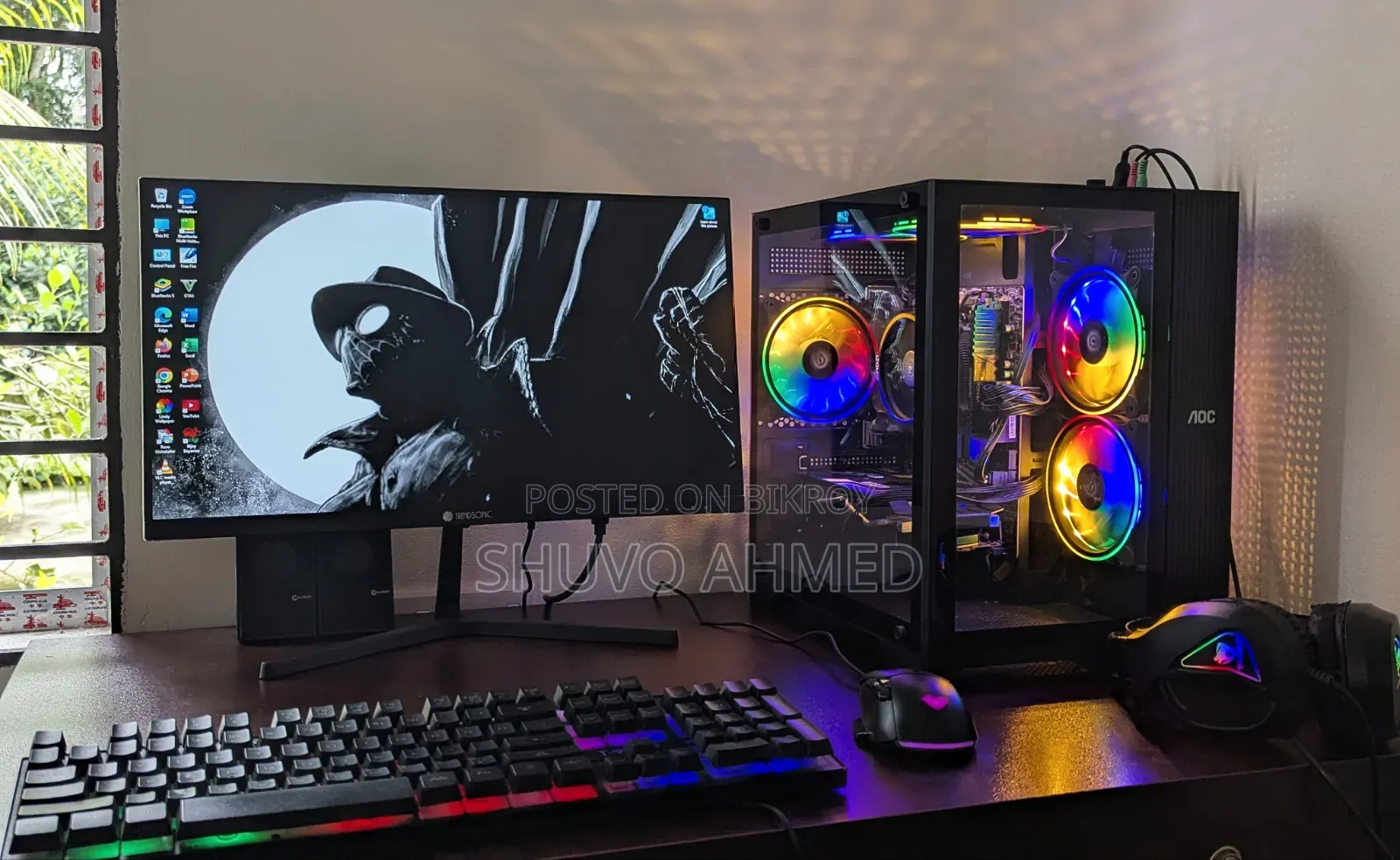 Desktop Computer MSI model 8GB AMD Ryzen 5 SSD 256GB