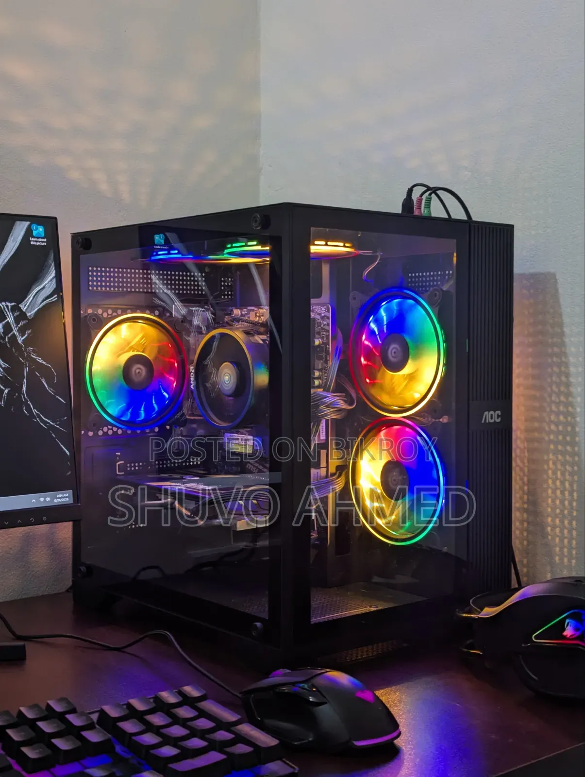 Desktop Computer MSI model 8GB AMD Ryzen 5 SSD 256GB