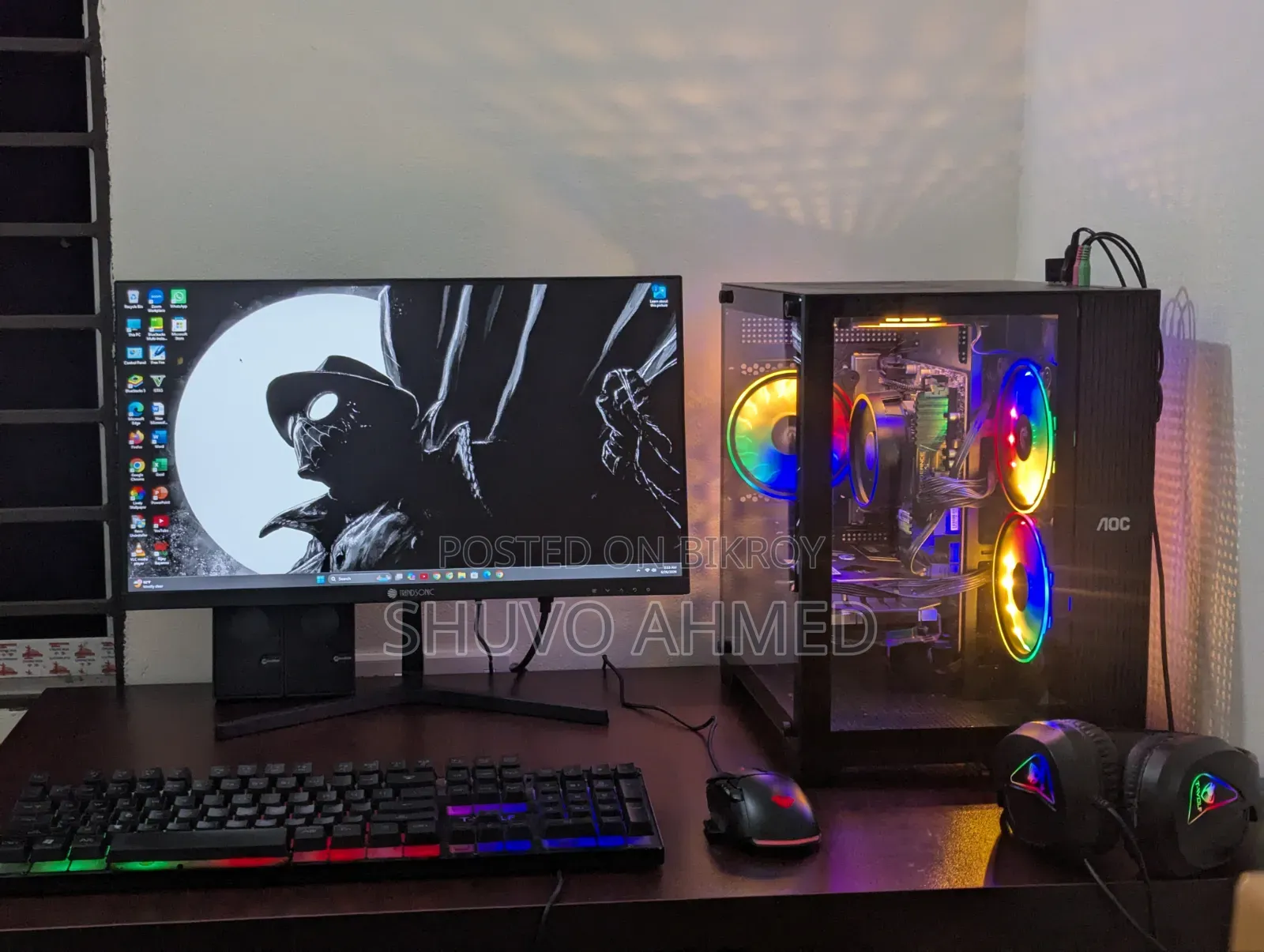 Desktop Computer MSI model 8GB AMD Ryzen 5 SSD 256GB