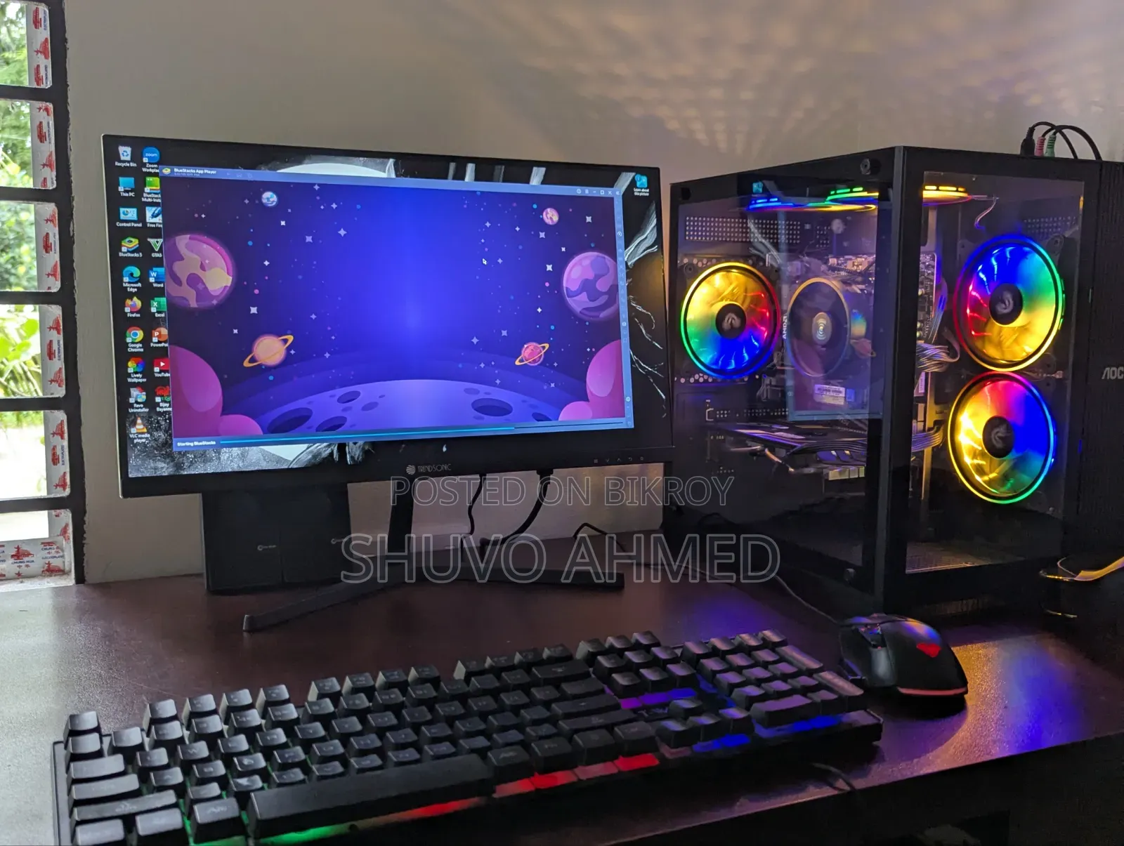 Desktop Computer MSI model 8GB AMD Ryzen 5 SSD 256GB