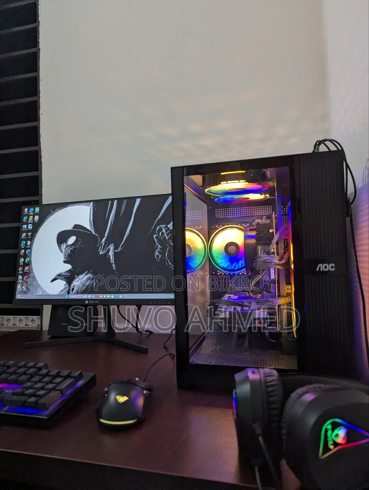 Desktop Computer MSI model 8GB AMD Ryzen 5 SSD 256GB