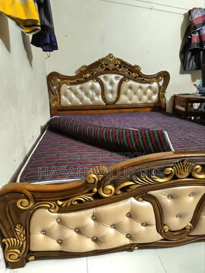 Bed + Mattress + Small Bed + Two Side Tables