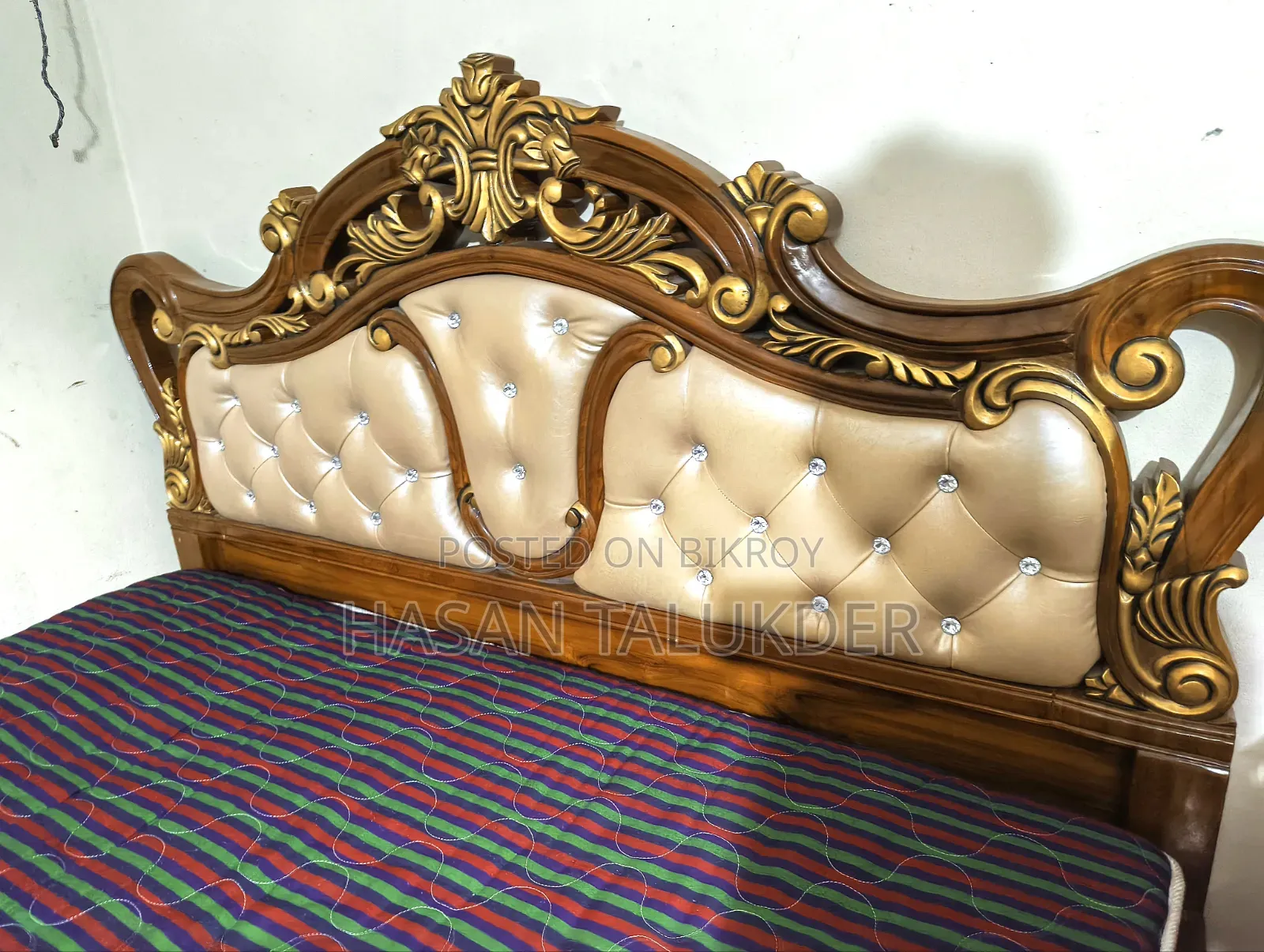 Bed + Mattress + Small Bed + Two Side Tables