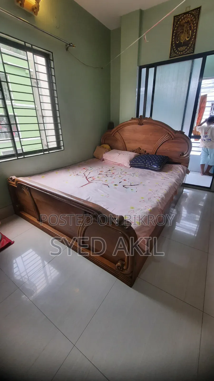 Teak Wood Bed