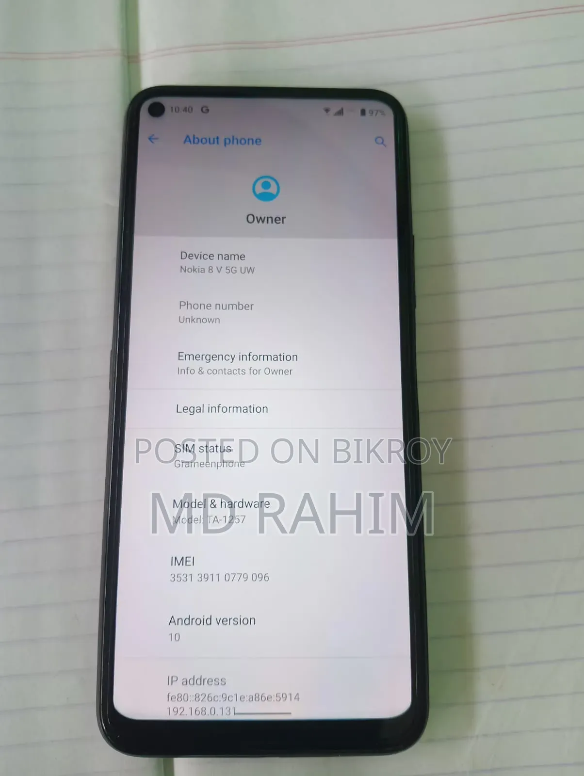 Nokia 8.3 64 GB Black