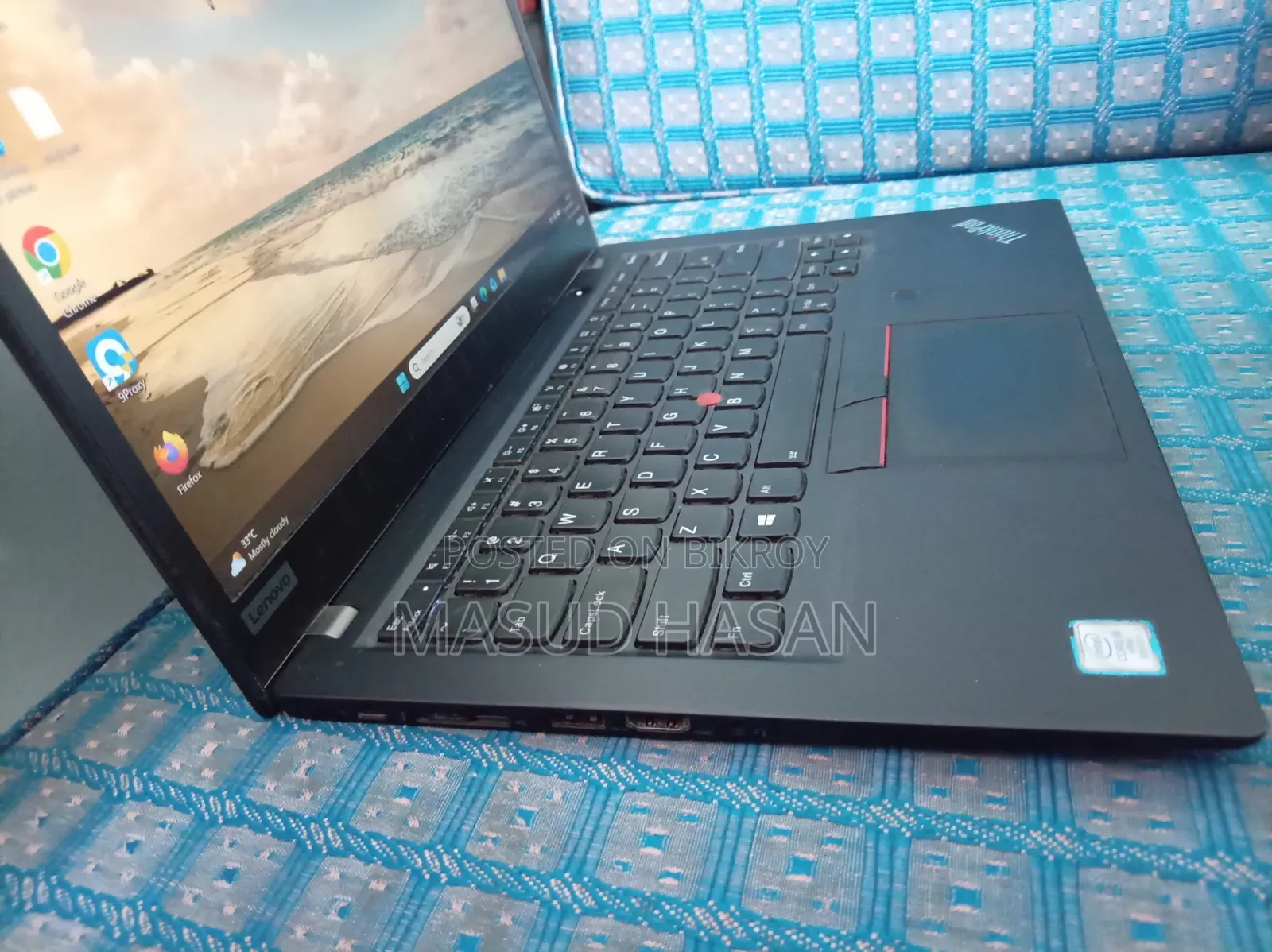 Laptop Lenovo ThinkPad T490s 8GB Intel Core I7 SSD 256GB