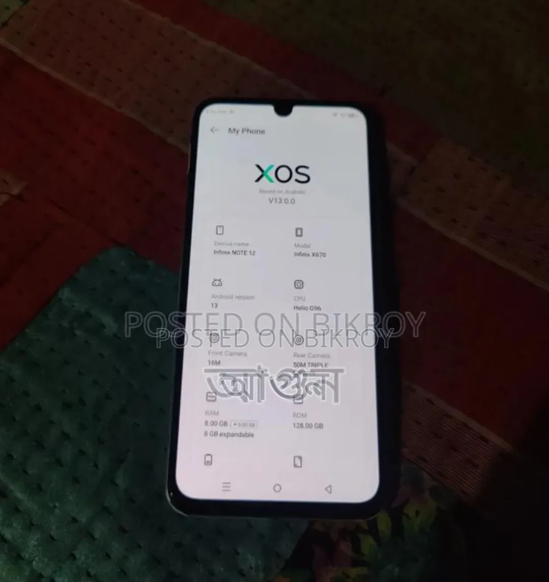 Infinix Note 12 128 GB Blue