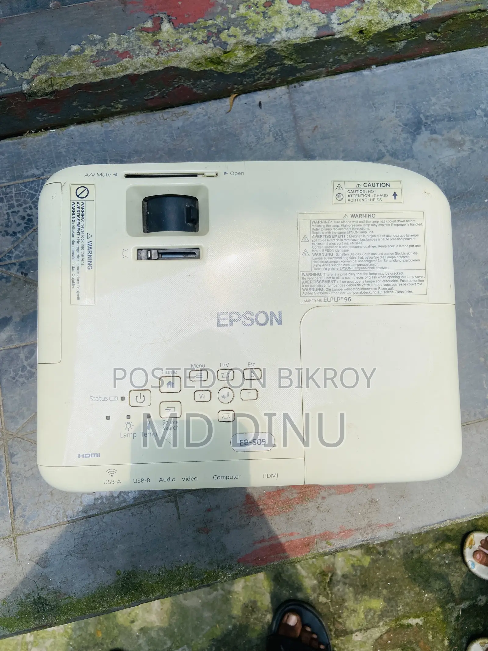 Epson Lcd Projector M H838b