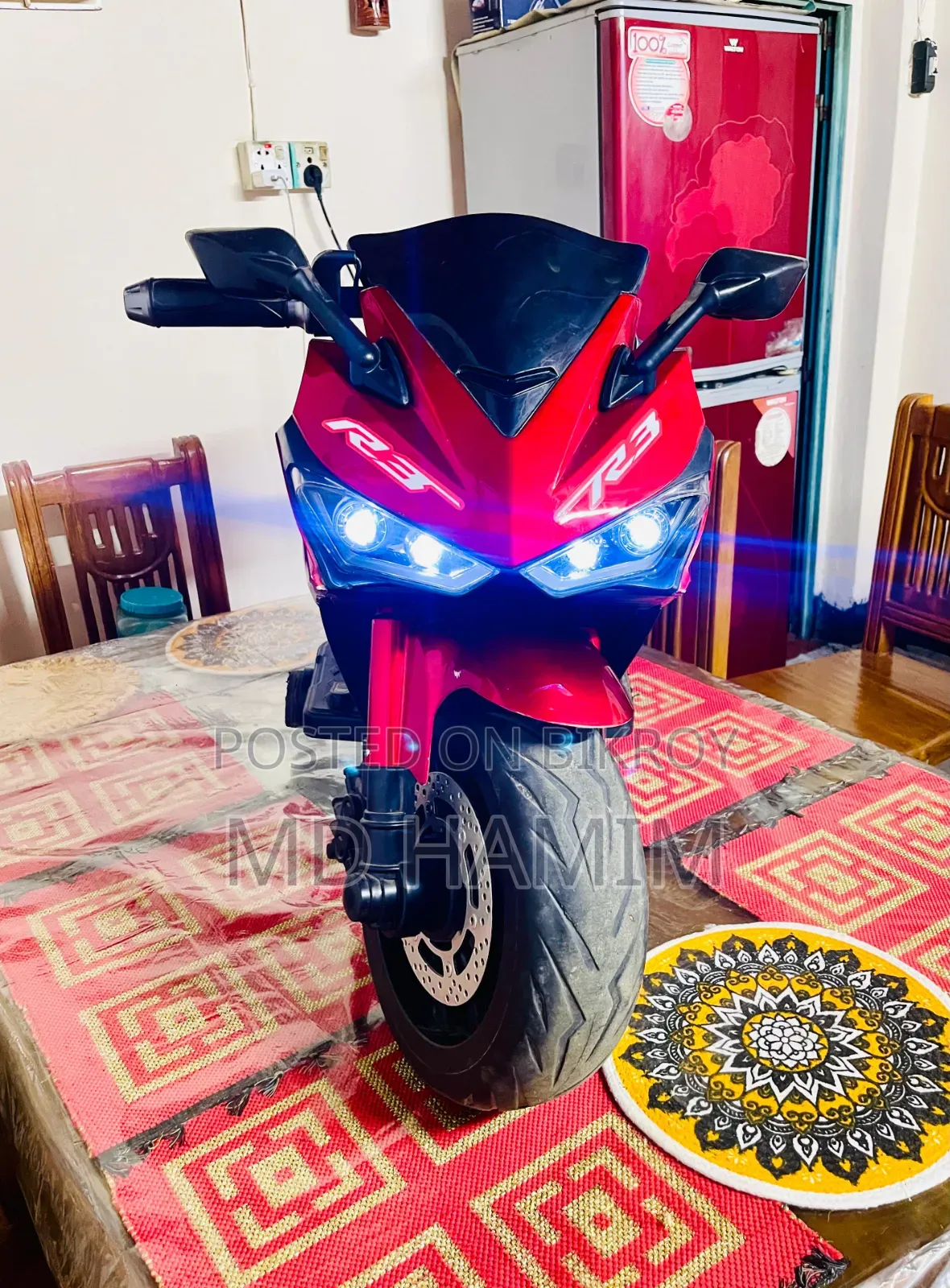 Kids Rechargeable Motorcycle 12v Motorcycle for Baby Kids 12v7ah