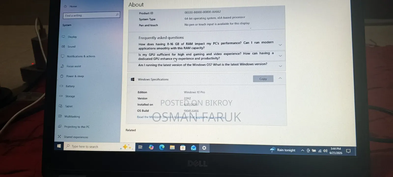 Laptop Dell Latitude E5440 8GB SSD 256GB
