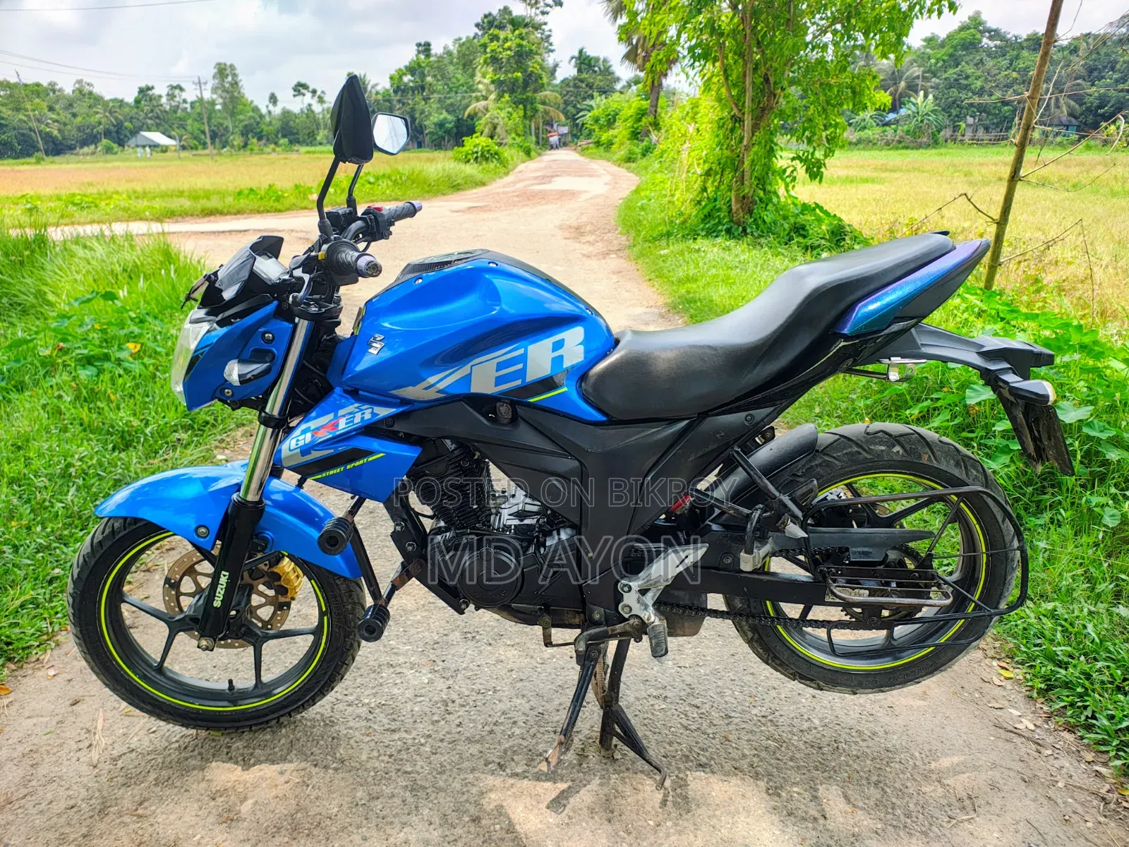 Suzuki Gixxer Monotone 2021 Blue