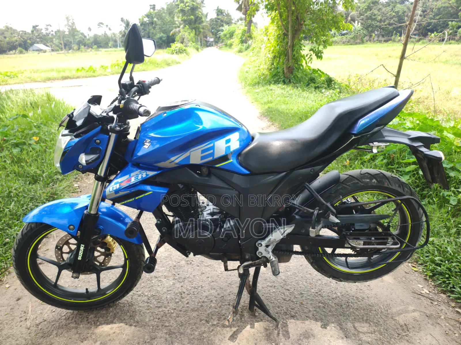 Suzuki Gixxer Monotone 2021 Blue
