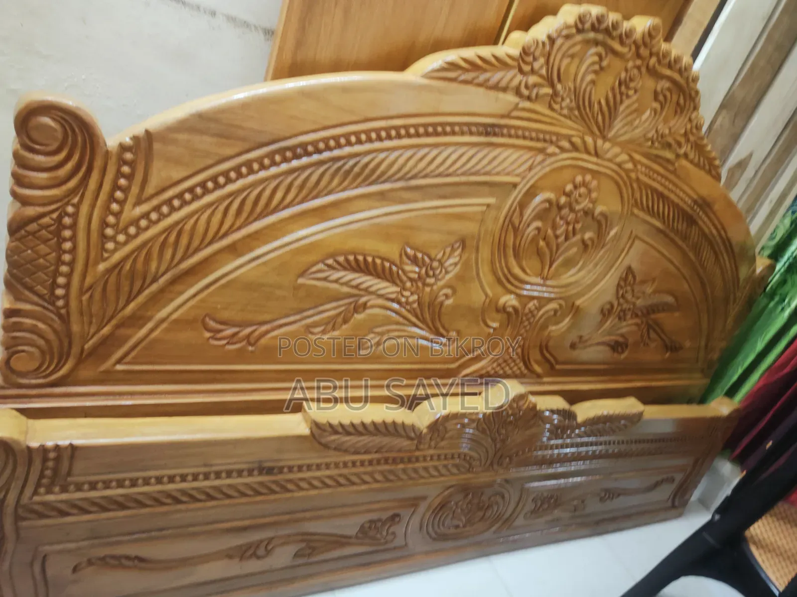 Teak wood box bed 6/7 made to order