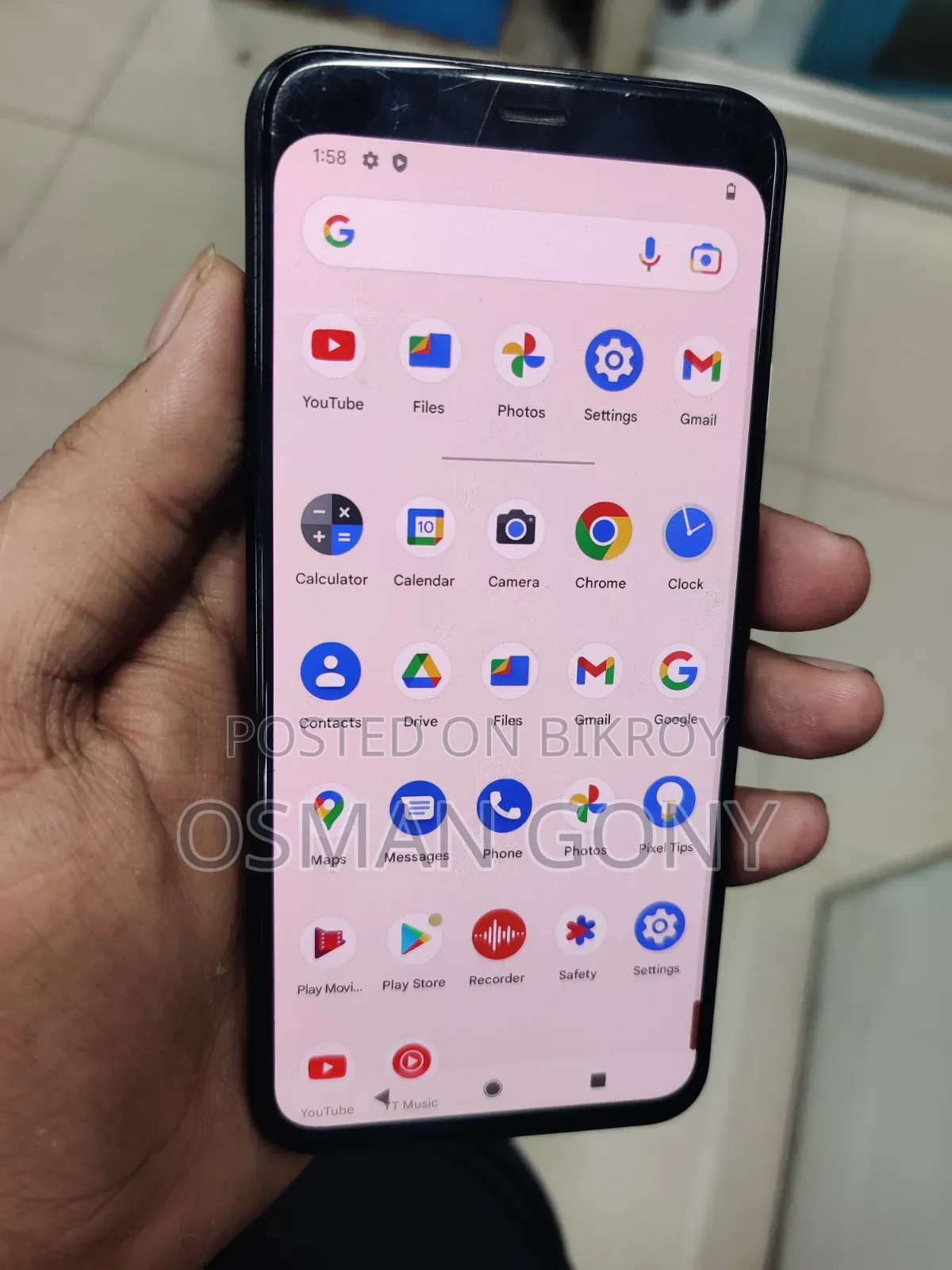 গুগল পিক্সেল ৪ ৬৪ জিবি ব্ল্যাক