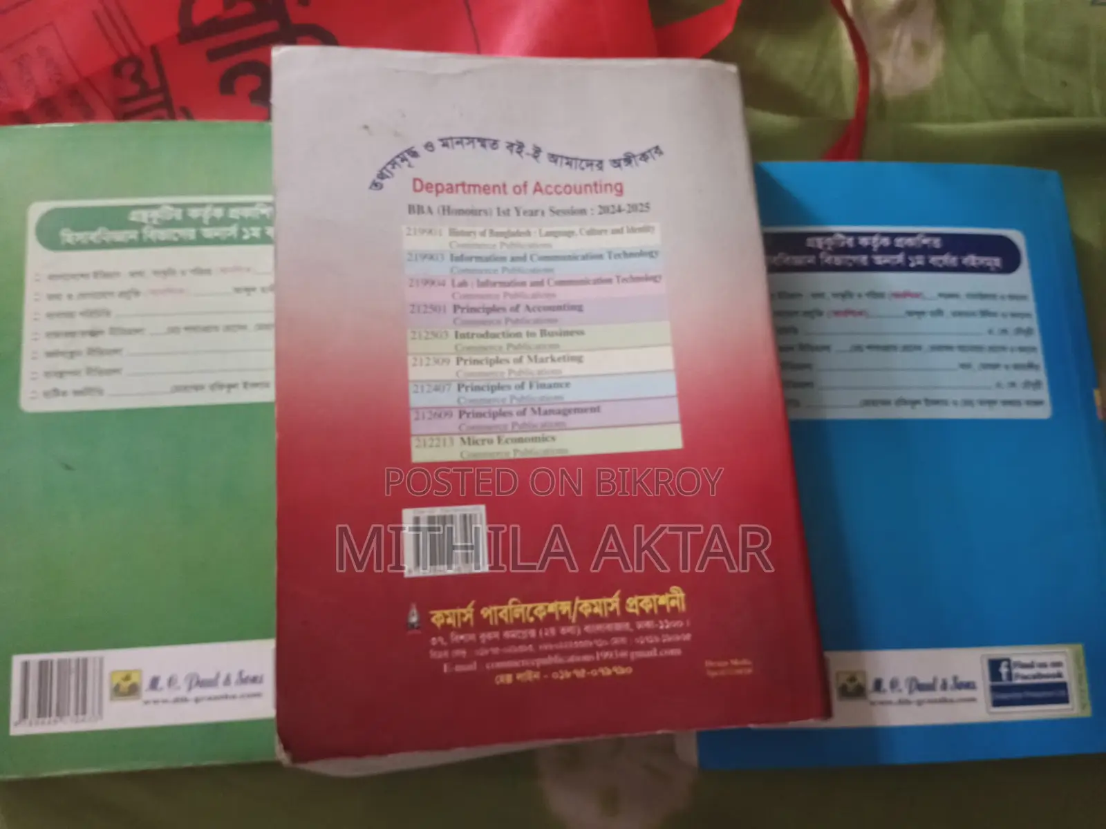 Accounting and Finance 24-25 1st Year Books Sale
