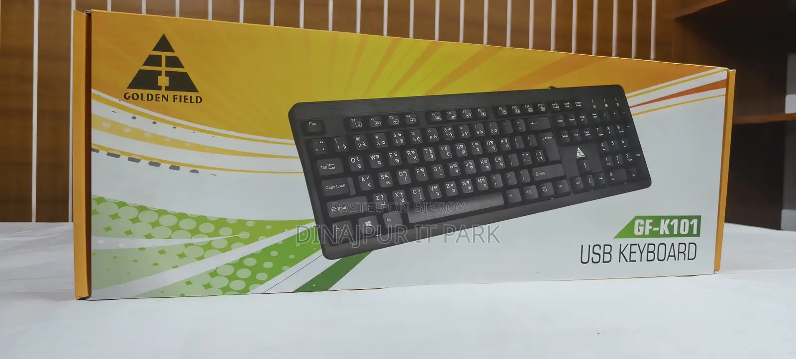 Golden Field Gf- Usb বাংলা-ইংরেজি Keyboard