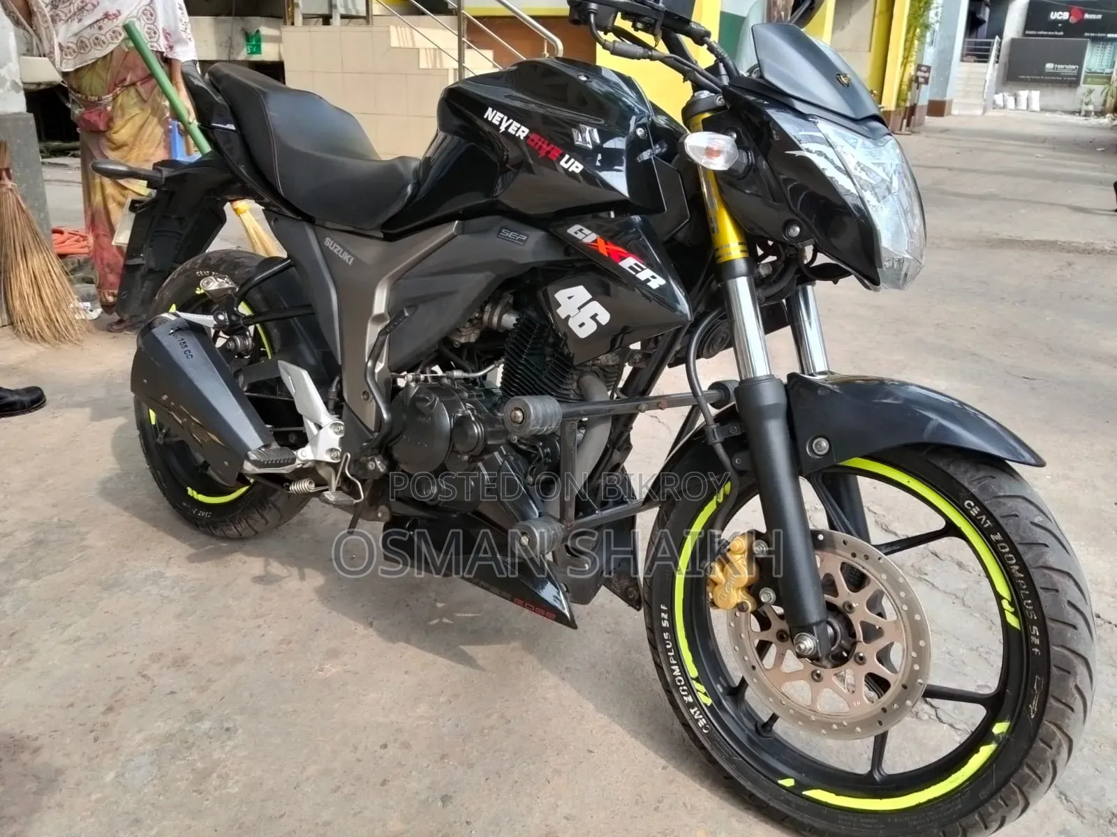 Suzuki Gixxer Monotone 2025 Black