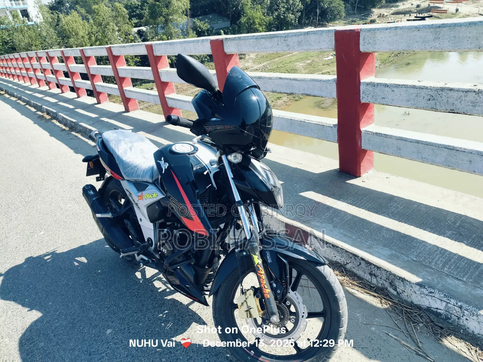 TVS Apache 160 4V 2024 Black