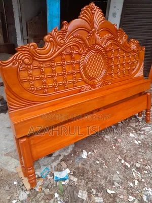 ওরজিনিয়াল ৮১ কাঠের সেমি বক্স খাট