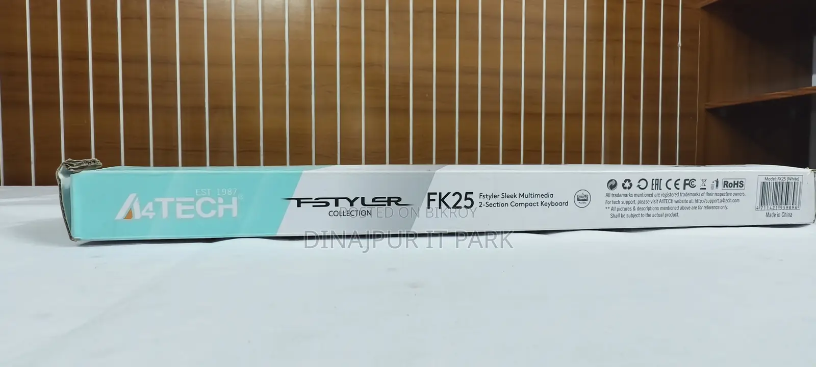 A4tech Fstyler Fk25 Quietkey Usb Multimedia Keyboard