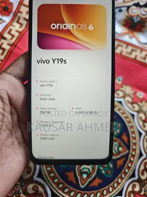 New Vivo Y19s 128 GB Blue