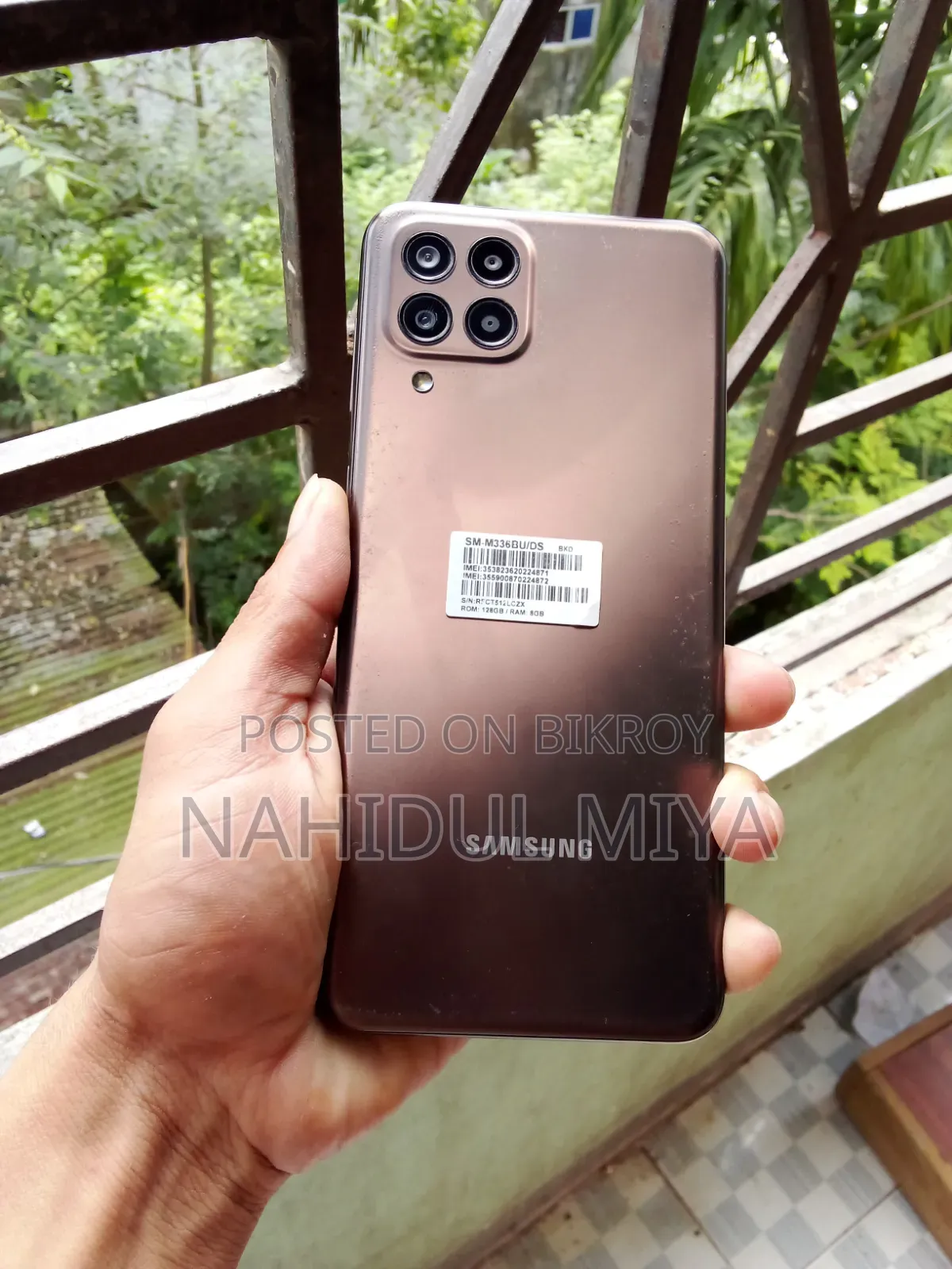 Samsung Galaxy M33 128 GB Purple