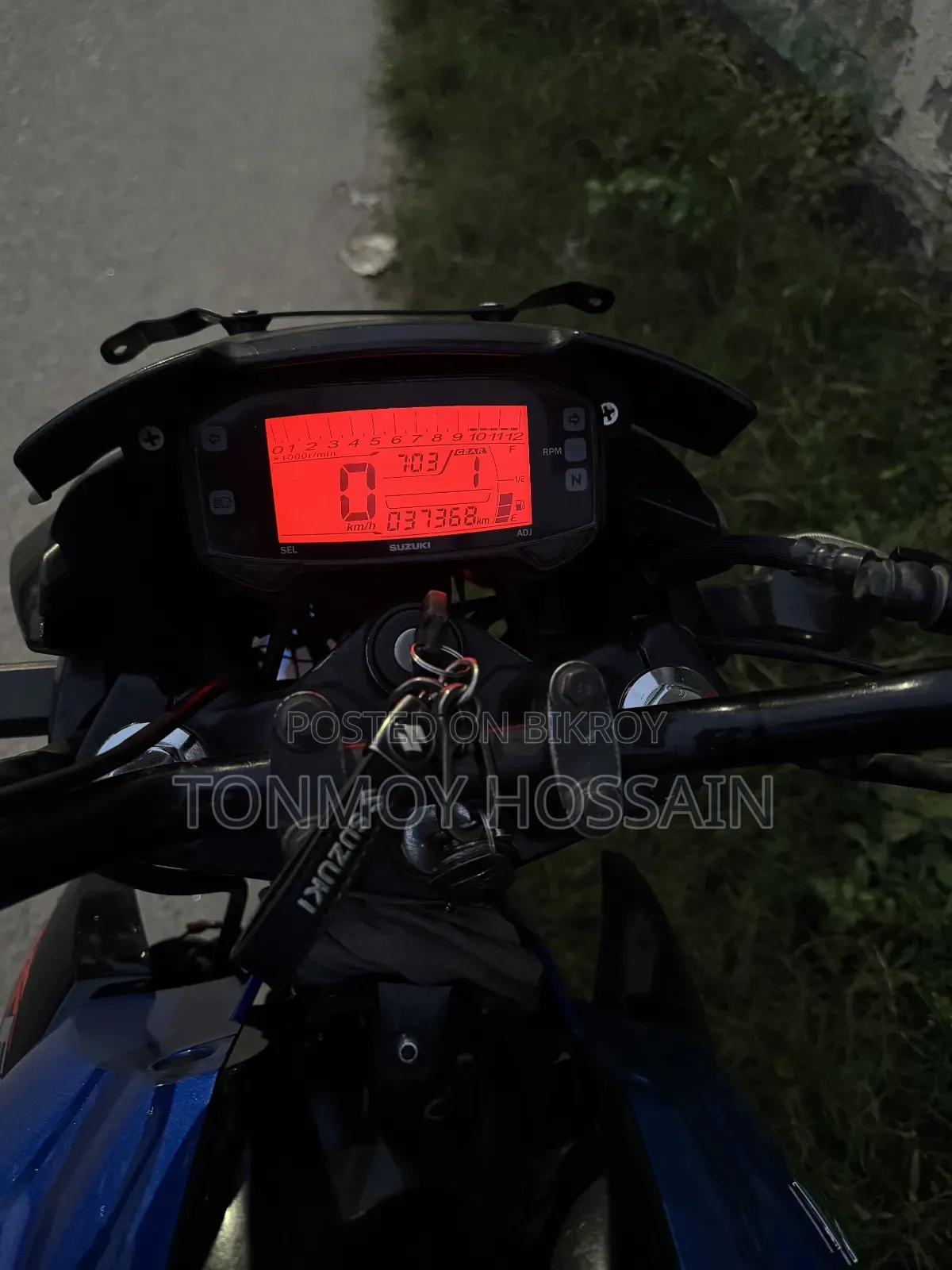 Suzuki Gixxer Monotone 2018 Blue