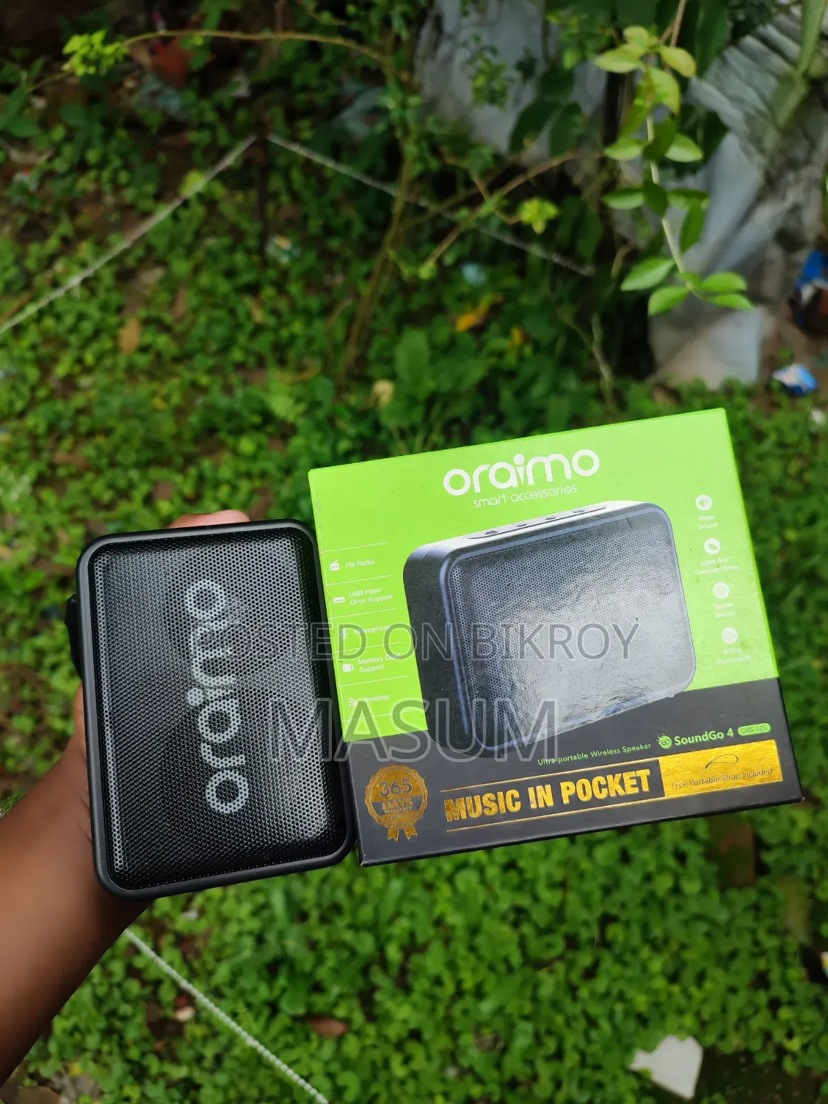 Oraimo Obs-02s Soundgo 4 পোর্টেবল স্পিকার