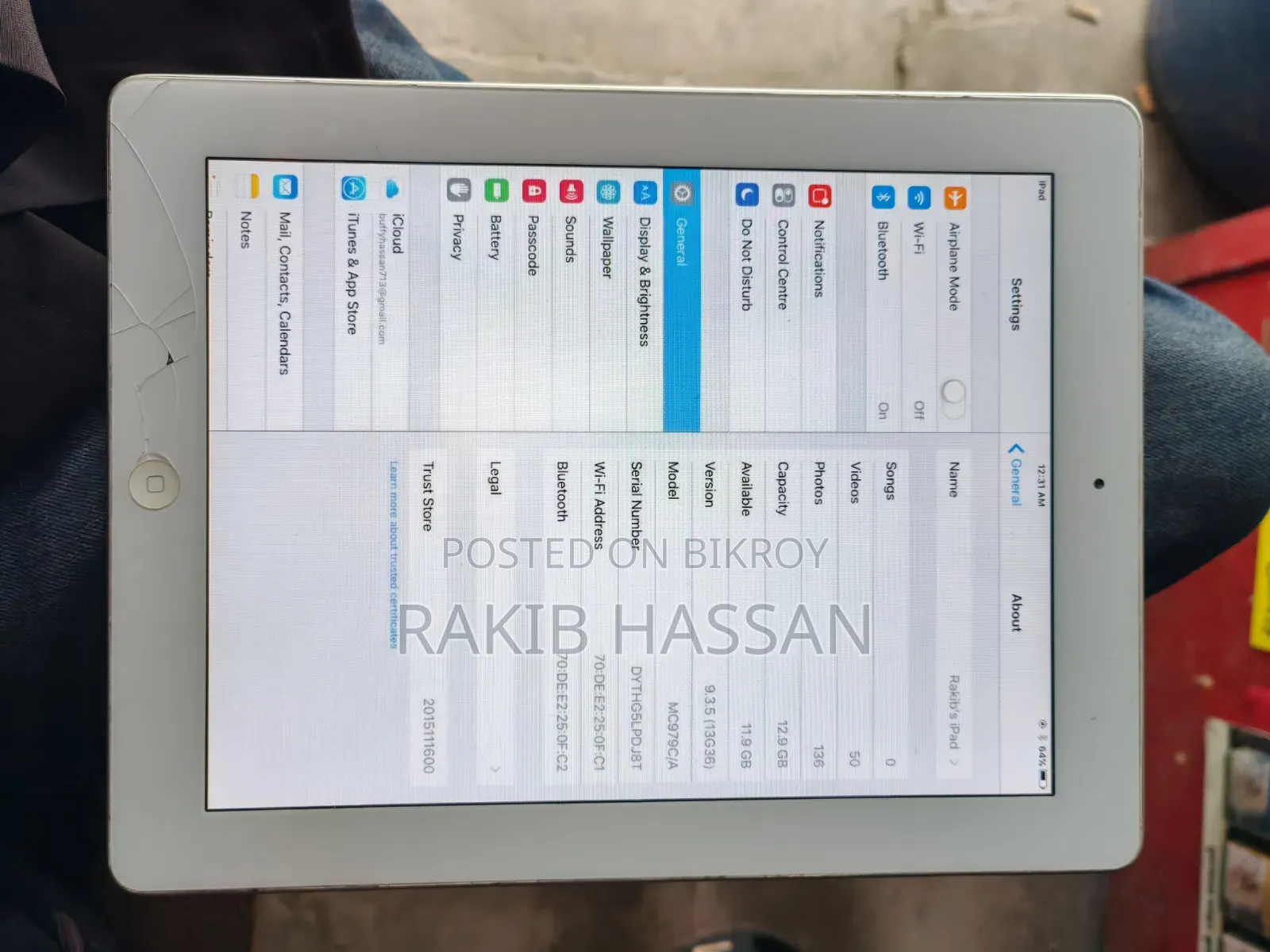 Apple iPad 4 Wi-Fi 16 GB Silver
