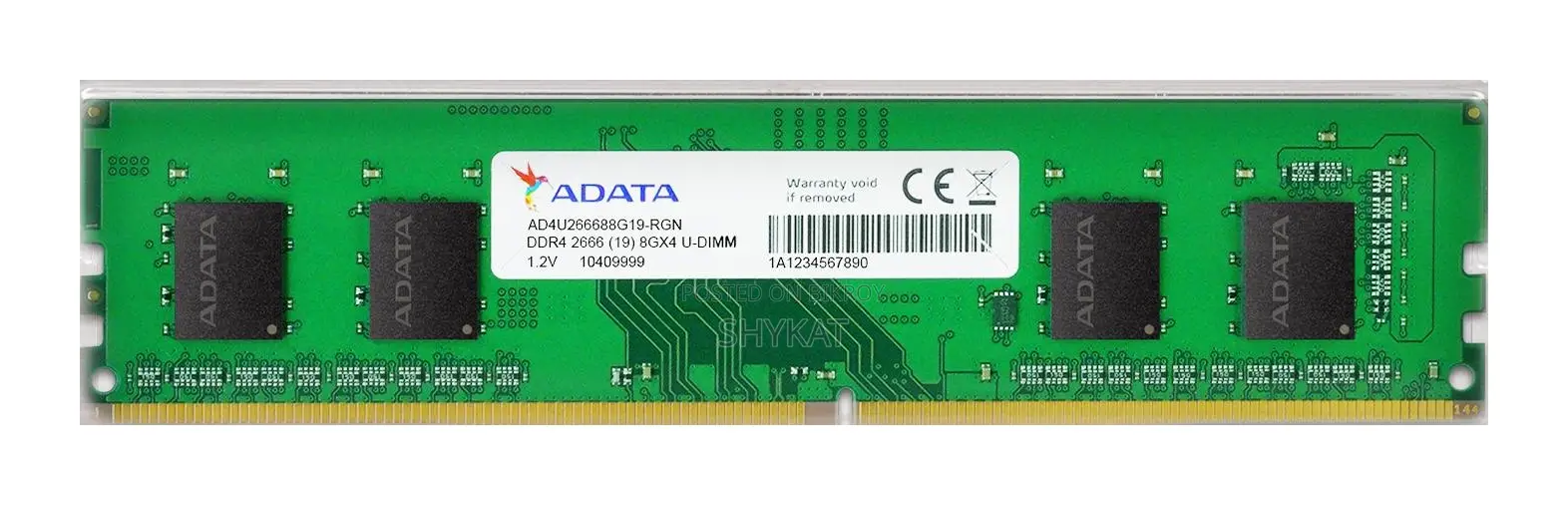 Adata 8GB DDR4 2666MHz Desktop RAM - Original
