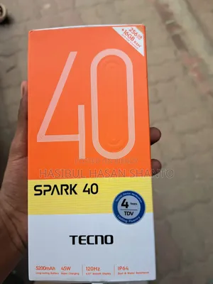 New Tecno Spark 40 256 GB Silver