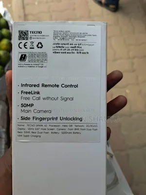 New Tecno Spark 40 256 GB Silver