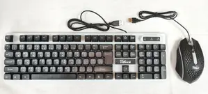 Pc Power Pgc801ta01 RGB Wired Gaming Keyboard Mouse Combo
