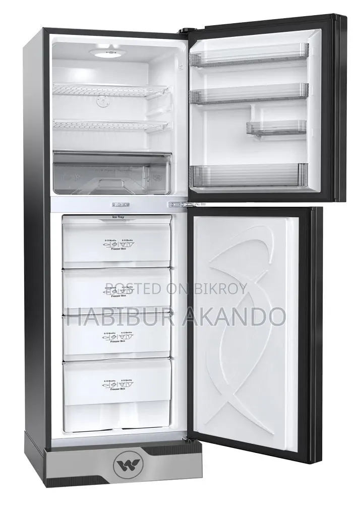 Walton Refrigerator-WFB-2E4-GDEL-SC-Gross-268 Ltr, Digital Glass Door