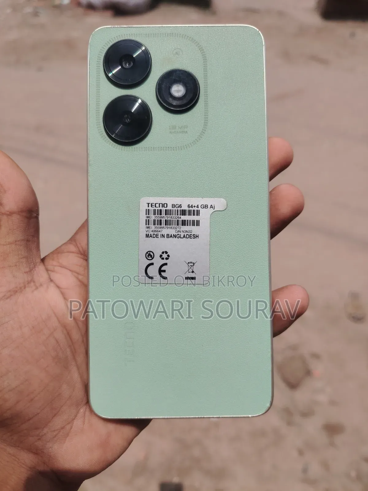 Tecno Spark Go 64 GB Green