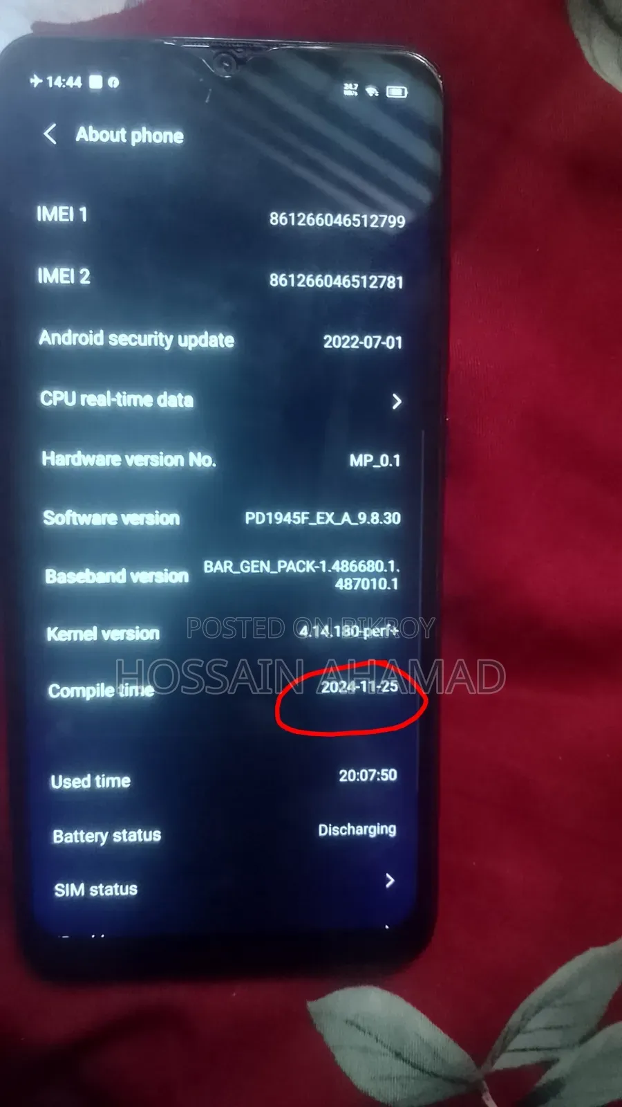 Vivo S1 Pro 128 GB White